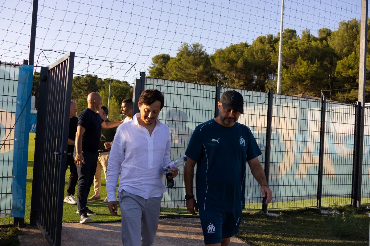 Medhi Benatia et Roberto De Zerbi 